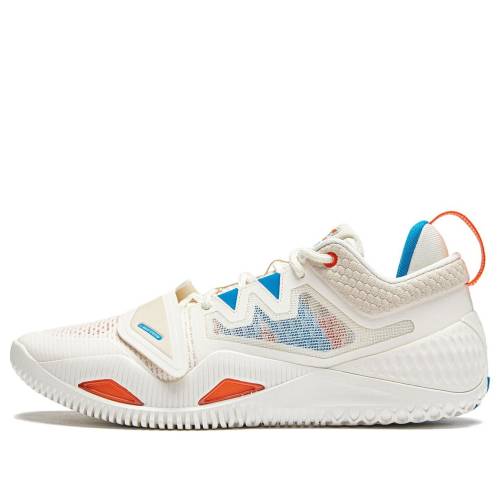 リーニン 青味 青み ベージュ 橙 オレンジ色 \u0027BEIGE ORANGE\u0027 スニーカー メンズ LI-NING BADFIVE FURIOUS 2 BLUE ABFU011-3 / BEIGE BLUE ORANGE