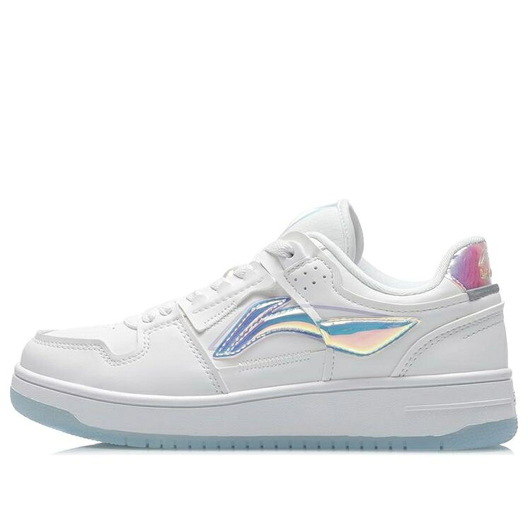 リーニン 白いこと 白いこと 青み 青色 \u0027WHITE LASER\u0027 スニーカー レディース LI-NING (WMNS) TIANJI AGCP362-8 / WHITE BLUE