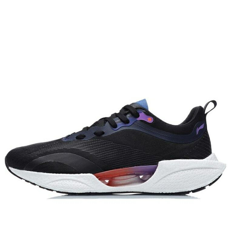 リーニン 黒いこと 黒いこと 白いこと 白いこと \u0027BLACK WHITE\u0027 スニーカー レディース LI-NING (WMNS) SUPER LIGHT 18 ARMR008-2 / BLACK WHITE