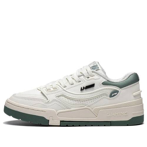 リーニン 白いこと 白いこと 緑 緑であること \u0027CREAM GREEN\u0027 スニーカー レディース LI-NING (WMNS) 001 BTC WHITE AGCT008-1 / WHITE GREEN