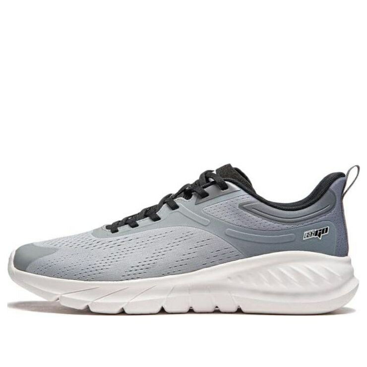 リーニン 灰色 グレー 白色 ホワイト 黒色 ブラック 'GREY WHITE' スニーカー メンズ LI-NING EASY FLEX V2 ARSU005-1 / GREY WHITE BLACK