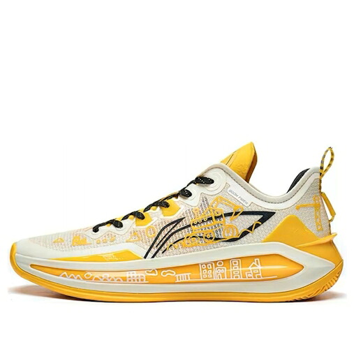 リーニン ベージュ 黄味がかった 黄色 \u0027DREAM\u0027 スニーカー メンズ LI-NING LIREN 3 V2 LOW ABAT073-7 / BEIGE YELLOW