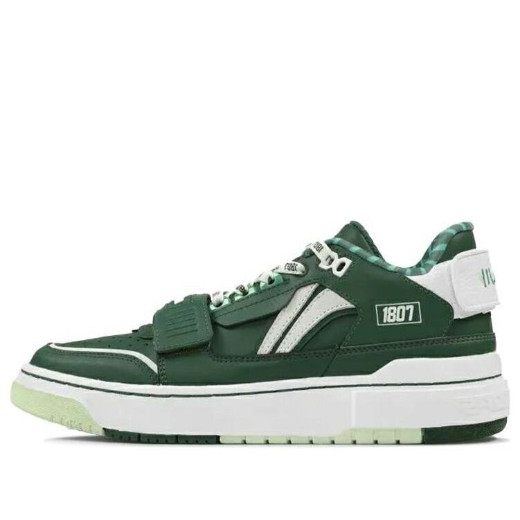リーニン 洟垂れ小僧 割り増し金 緑 緑であること スニーカー メンズ LI-NING BADFIVE ROOKIE PREMIUM X FRED VANVLEET 1807 ABCS027-11 / GREEN