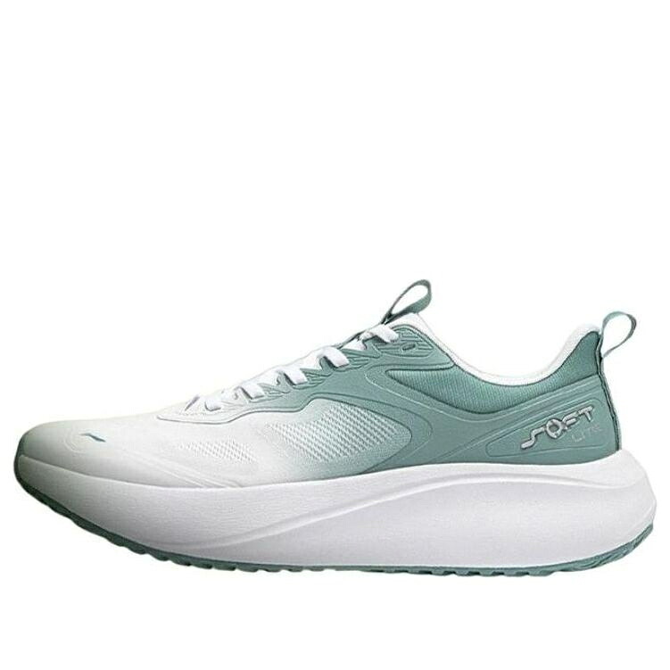 リーニン 白いこと 白いこと \u0027WHITE TEAL\u0027 スニーカー メンズ LI-NING SOFT LIGHT AGLU161-3 / WHITE TEAL
