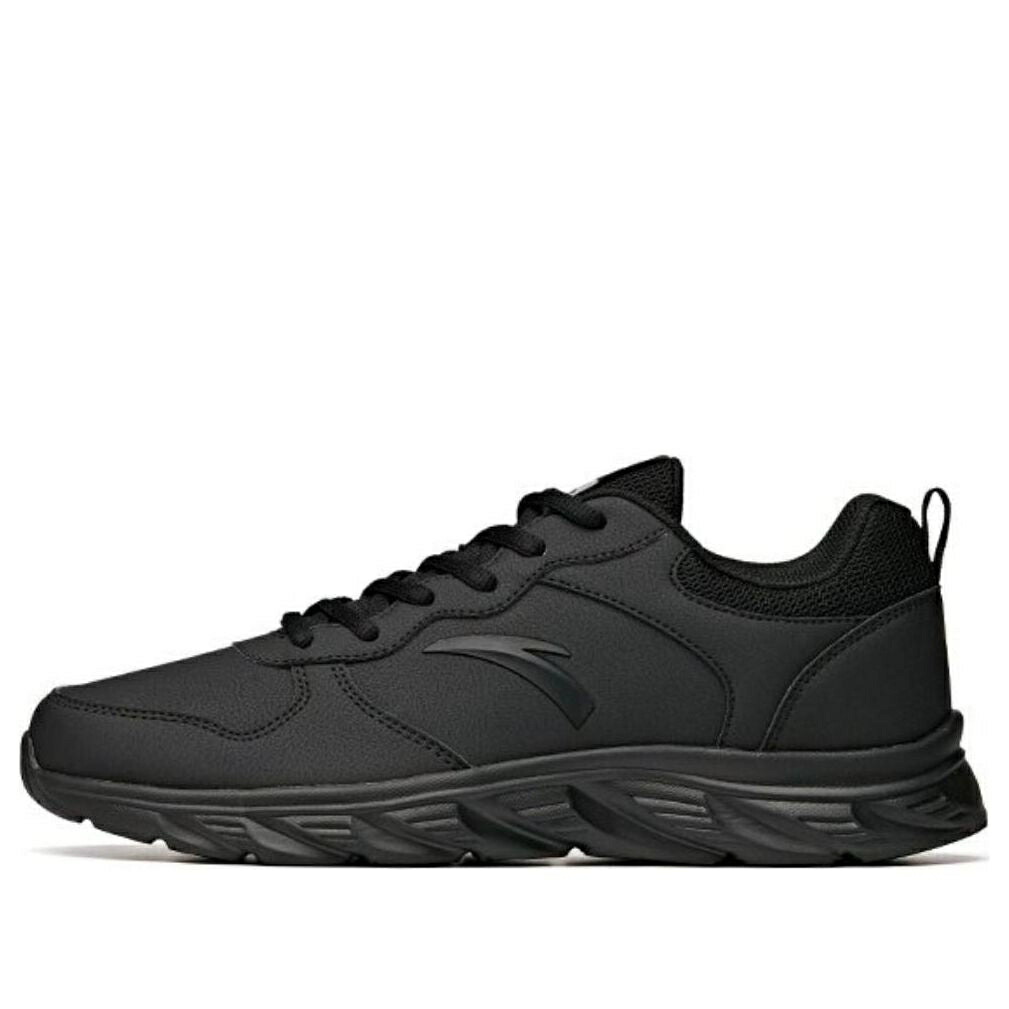 シリーズ 黒色 ブラック 'BLACK' スニーカー メンズ ANTA LIFE SERIES SNEAKERS 912035542-4 / BLACK