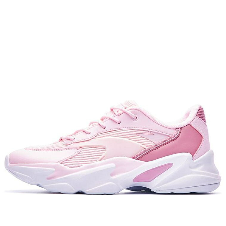 スニーカー 運動すること靴 サクラ色 白いこと 白いこと \u0027WHITE PINK\u0027 スニーカー レディース ANTA (WMNS) LEISURE DAD SHOES 12818852-4 / PINK WHITE