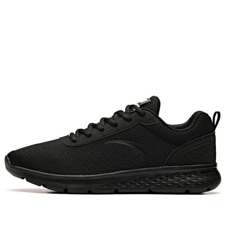 つづき物 黒いこと 黒いこと \u0027PURE BLACK\u0027 スニーカー メンズ ANTA RUNNING SERIES SNEAKERS 91915525-5 / BLACK
