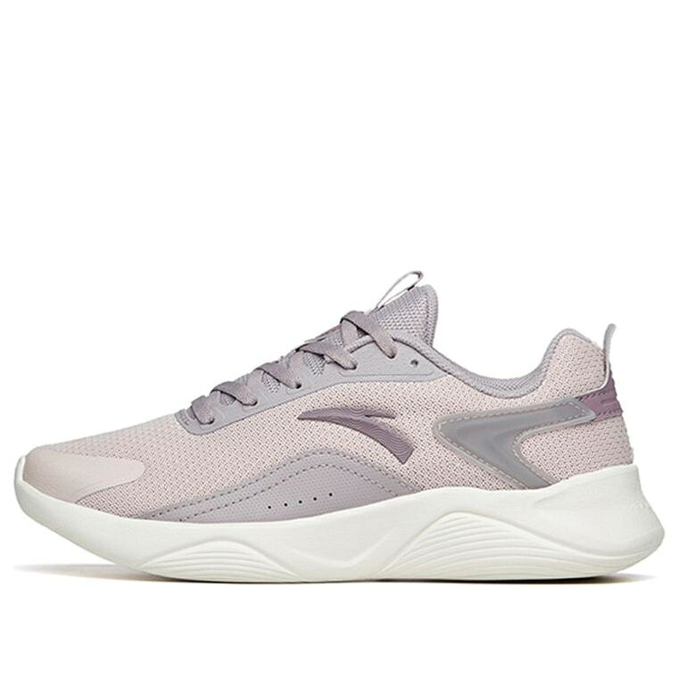 シリーズ 紫 パープル 白色 ホワイト 'ASH PURPLE' スニーカー レディース ANTA (WMNS) RUNNING SERIES SNEAKERS 122215571-3 / PURPLE WHITE｜スニケス