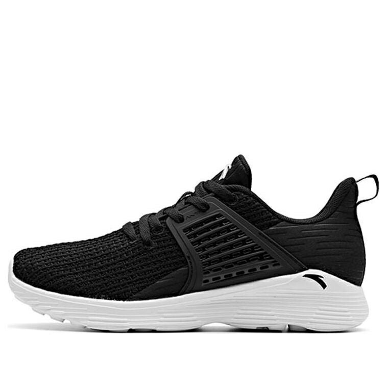 続きもの 黒いこと 黒いこと 白いこと 白いこと \u0027BLACK WHITE\u0027 スニーカー レディース ANTA (WMNS) RUNNING SERIES SNEAKERS 12835565-3 / BLACK WHITE