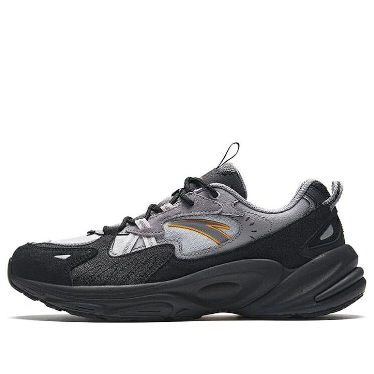 薄墨色 薄墨色 黒いこと 黒いこと 黄味がかった 黄み \u0027GREY BLACK\u0027 スニーカー メンズ ANTA EXPLORER LOW 912335595-2 / GREY BLACK YELLOW スニーカー-靴