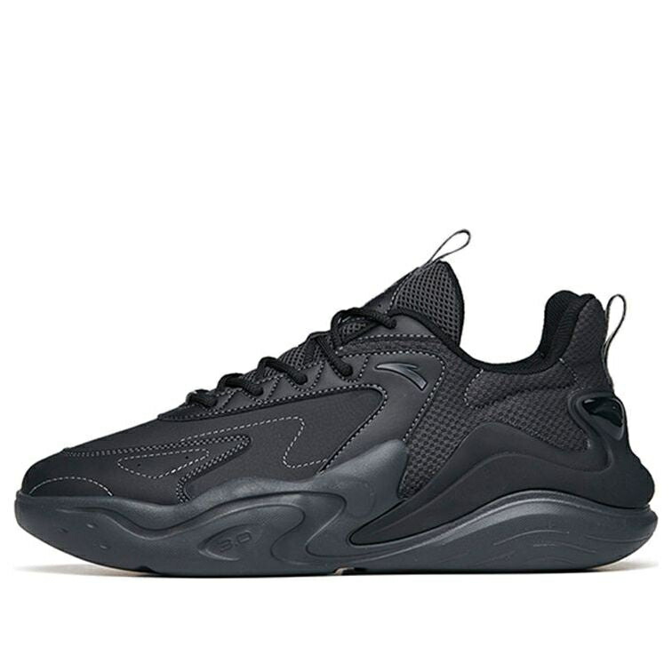 黒色 ブラック 灰色 グレー 3.0 'BLACK GREY' スニーカー メンズ ANTA CHAO BAI 112238840-2 / BLACK GREY
