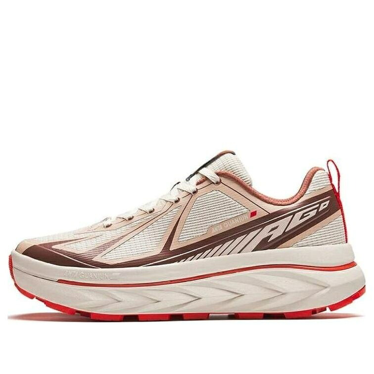 シリーズ 茶色 ブラウン ベージュ 白色 ホワイト 赤 レッド 'BEIGE RED' スニーカー メンズ ANTA RUNNING SERIES SNEAKERS BROWN 912416606A-6 / BEIGE WHITE RED BROWN
