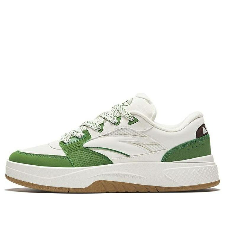 カジュアル スニーカー 運動靴 白色 ホワイト 緑 グリーン カジュアルスニーカー WHITE GREEN スニーカー レディース ANTA (WMNS) CASUAL SHOES 922438012-2 / WHITE GREEN