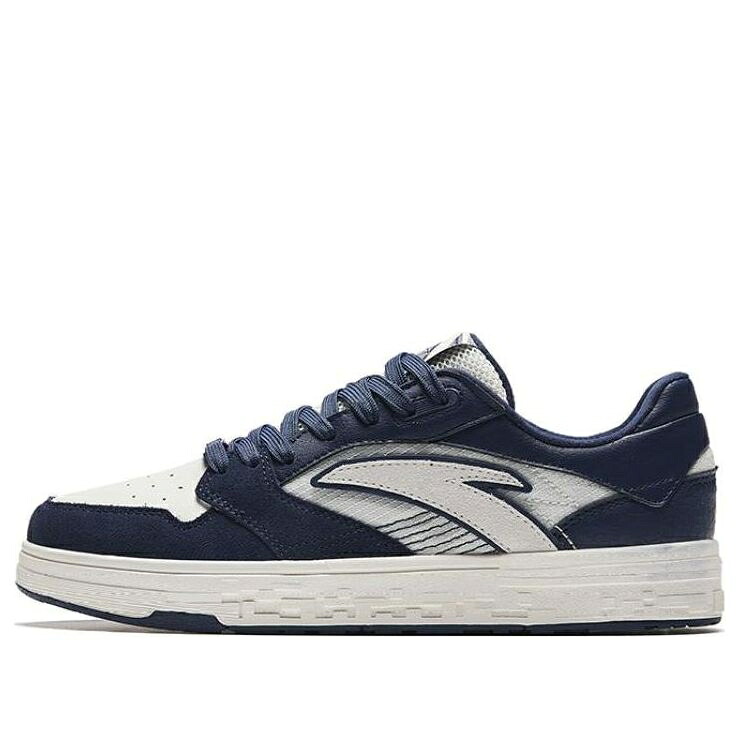 続きもの 紺色 米国海軍 白いこと 白いこと \u0027NAVY WHITE\u0027 スニーカー メンズ ANTA SKATEBOARDING SERIES SNEAKERSS 112338053-1 / NAVY WHITE