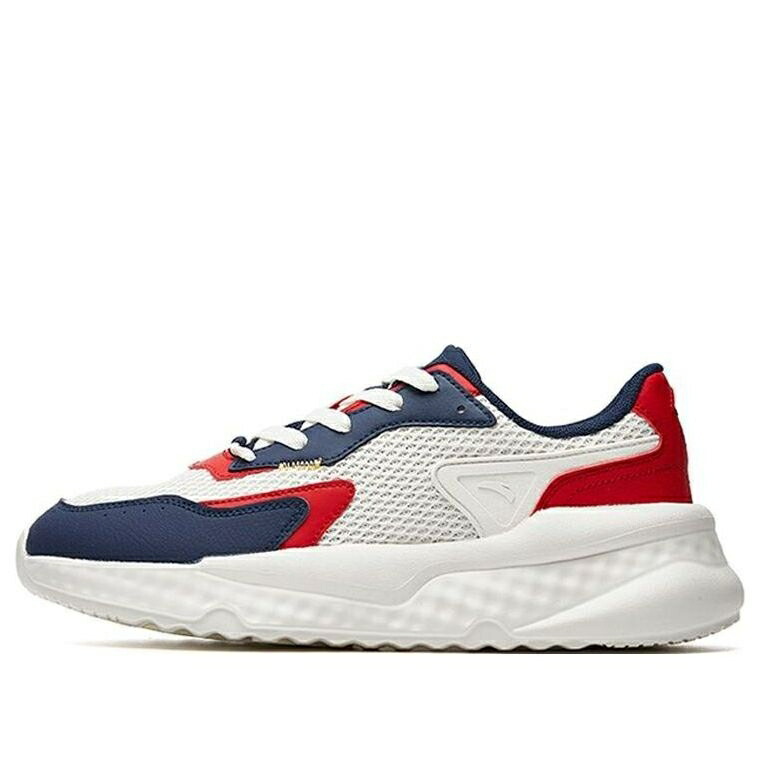 シリーズ 青色 ブルー 白色 ホワイト 赤 レッド 'WHITE RED' スニーカー メンズ ANTA LIFE SERIES SNEAKERS BLUE 112028841-3 / WHITE BLUE RED