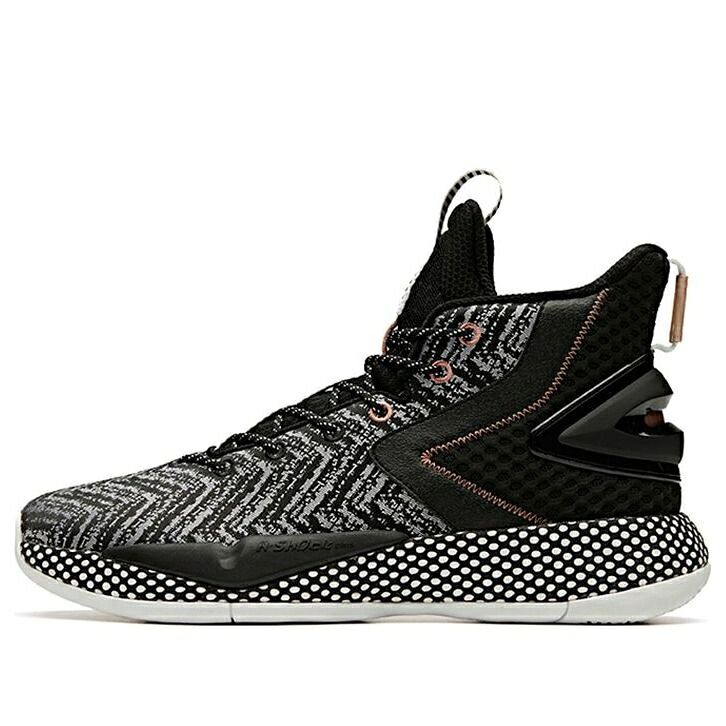 クイック 黒いこと 黒いこと 薄墨色 薄墨色 白いこと 白いこと \u0027BLACK GREY\u0027 スニーカー メンズ ANTA QUICK BATTLE 3 11941606-5 / BLACK GREY WHITE