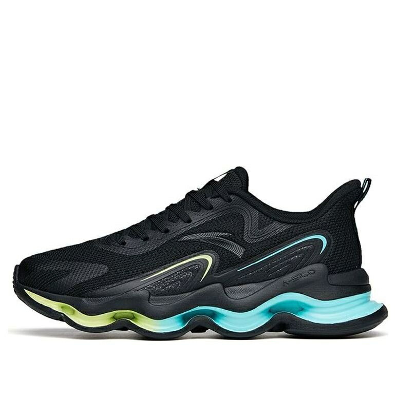 シリーズ 黒色 ブラック BLACK スニーカー メンズ ANTA RUNNING SERIES SNEAKERS 112215555-1 / BLACK