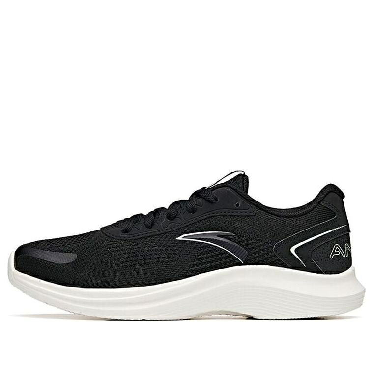 つづき物 編み物 黒いこと 黒いこと 白いこと 白いこと \u0027BLACK WHITE\u0027 スニーカー メンズ ANTA RUNNING SERIES SNEAKERS KNIT 112135571-1 / BLACK WHITE スニーカー-メンズ靴-靴