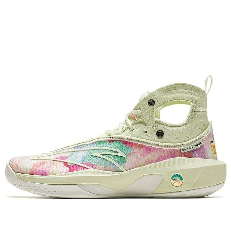 御姫様 緑 緑であること サクラ色 \u0027GUO TANG\u0027 スニーカー メンズ ANTA KLAY THOMPSON 8 112331101-5 / PRINCESS GREEN PINK