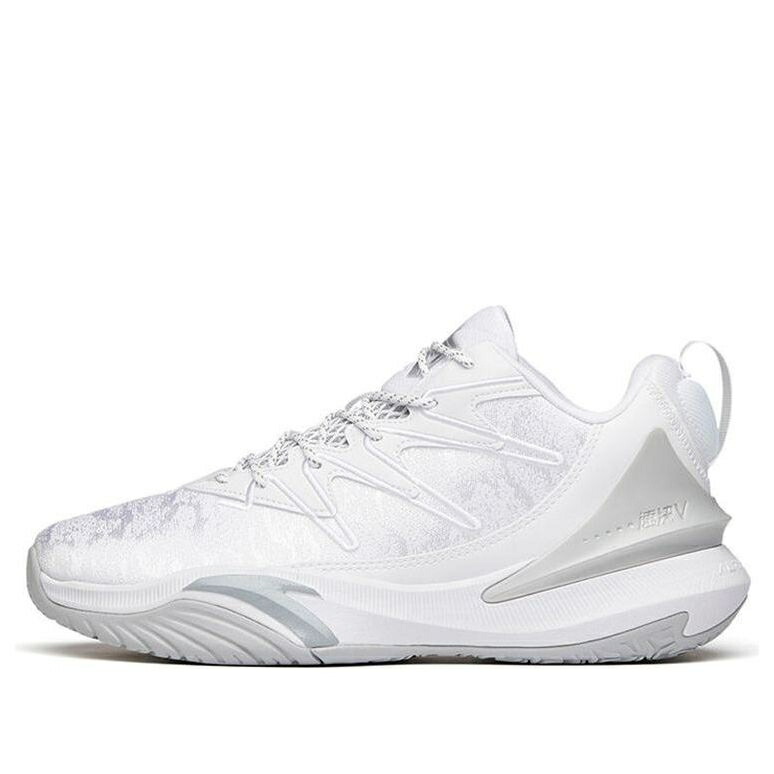 クイック 銀色 シルバー 白色 ホワイト 灰色 グレー 'WHITE GREY' スニーカー メンズ ANTA QUICK BATTLE 5 LOW SILVER 112141605-10 / WHITE SILVER GREY