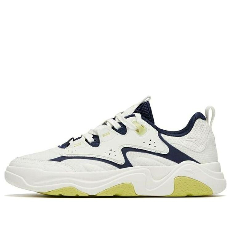 つづき物 黒いこと 黒いこと 白いこと 白いこと 黄味がかった 黄色 \u0027WHITE YELLOW\u0027 スニーカー メンズ ANTA LIFE SERIES SNEAKERS 112328052-3 / BLACK WHITE YELLOW