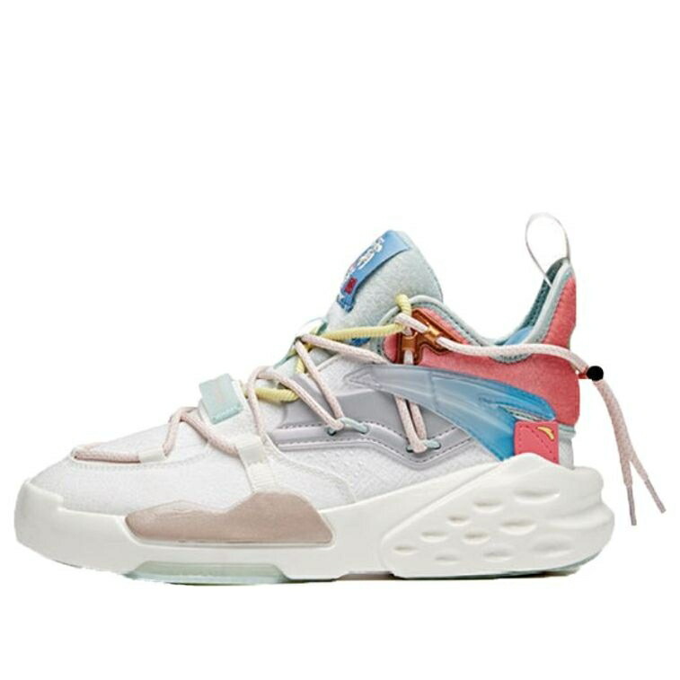 続きもの 青碧 青碧 さくら色 \u0027GUGONG PINK\u0027 スニーカー レディース ANTA (WMNS) SERIES - BLUE 122018087S-1 / BLUE PINK