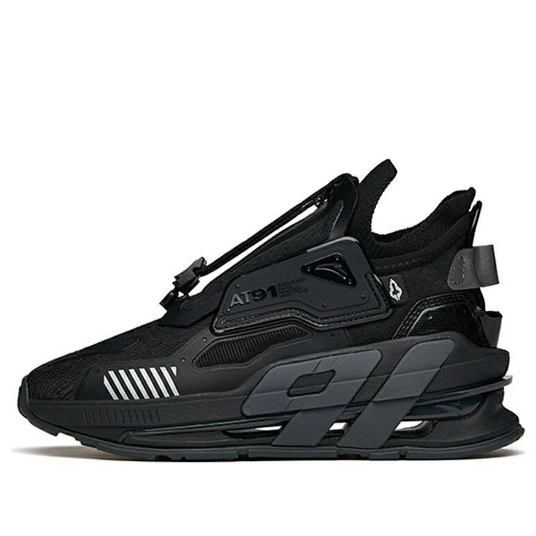 黒いこと 黒いこと 白いこと 白いこと \u0027BLACK\u0027 スニーカー レディース ANTA (WMNS) AT91 122148851-2 / BLACK WHITE