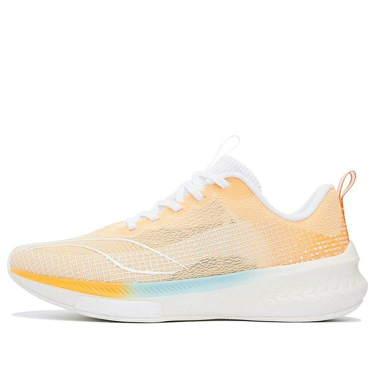 リーニン 白いこと 白いこと 橙 オレンジ色 緑 緑であること \u0027WHITE ORANGE\u0027 スニーカー レディース LI-NING (WMNS) DARK HORSE 5 LIGHT ARMS004-12 / WHITE ORANGE GREEN