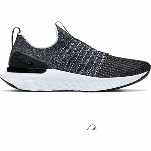 ナイキ リアクト ラン フライニット 黒色 ブラック 白色 ホワイト Black Grey スニーカー メンズ Nike React Phantom Run Flyknit 2 Smoke Marathon Running Shoes Sneakers Black White Tajikhome Com