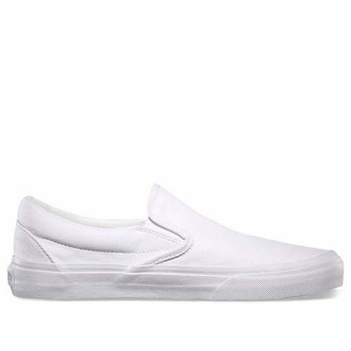 ファッションブランド カジュアル ヴァンズ ファッション スニーカー ヴァンズ バンズ クラシック Sneakers スリッポン Shoes 白色 ホワイト White Canvas スニーカー メンズ Vans Slipon Classic Canvas Shoes Sneakers White スニーカー Lasallanos Edu Ec