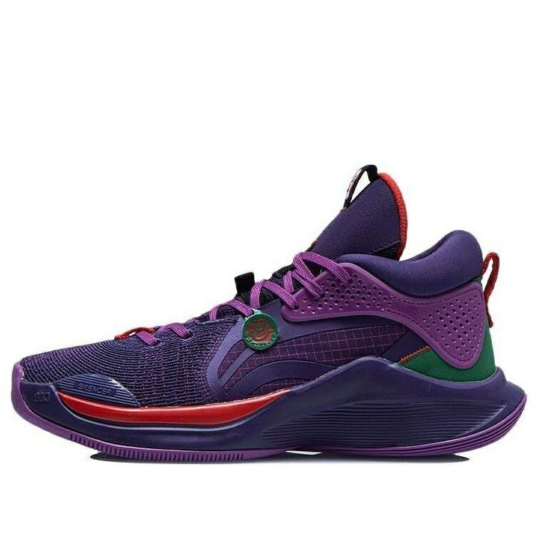 リーニン 紫 パープル C.J. \u0027DARK PURPLE\u0027 スニーカー メンズ LI-NING SILENCER MCCOLLUM ABPQ049-4 / DARK PURPLE PURPLE