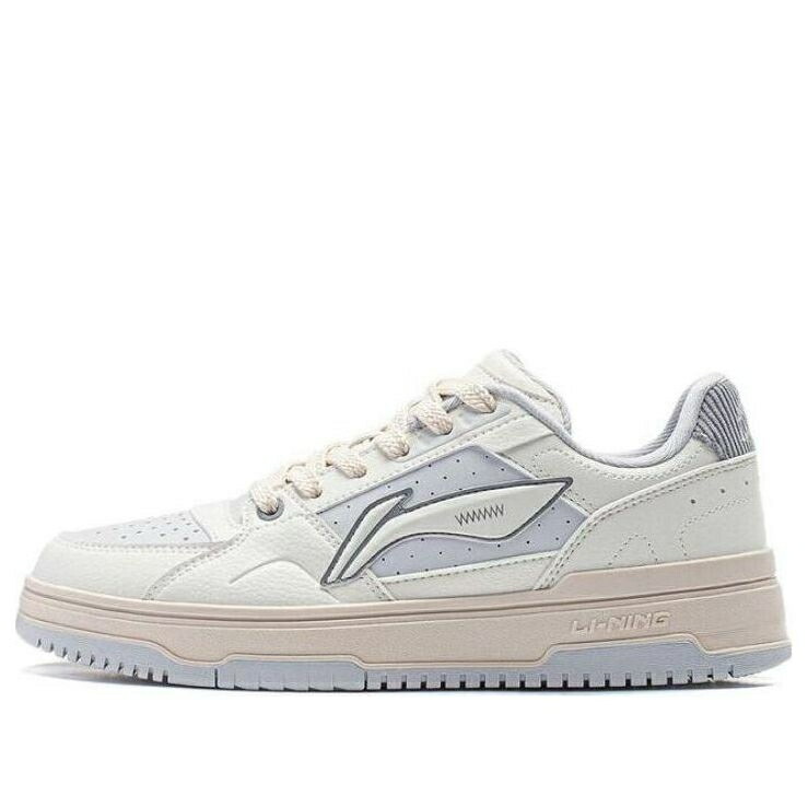 リーニン 白色 ホワイト 灰色 グレー ベージュ 2.0 'WHITE GREY' スニーカー レディース LI-NING (WMNS) TIANJI AGCT292-2 / WHITE GREY BEIGE