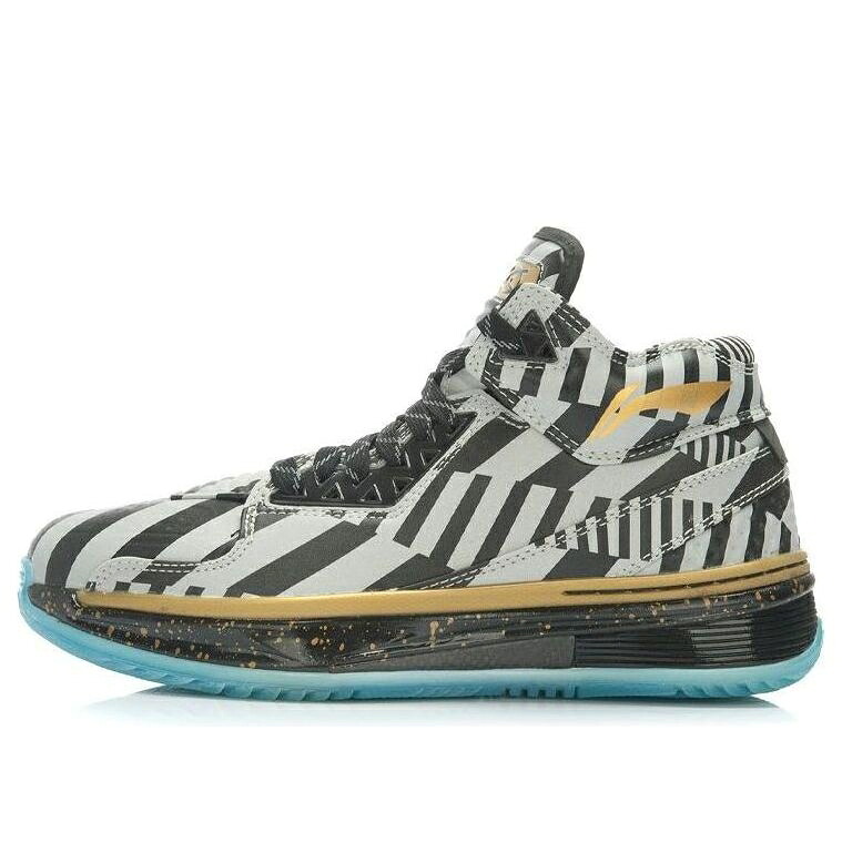 リーニン ウェイド 銀色 シルバー 黒色 ブラック ゴールド 'BLACK GOLD' スニーカー メンズ LI-NING WAY OF WADE 2 SILVER ABAH017-1G / BLACK SILVER GOLD|スニケス