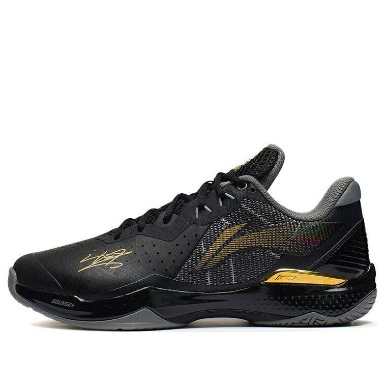 リーニン 黒色 ブラック ゴールド BLACK GOLD スニーカー メンズ LI-NING LIETING CL AYAS034-1 / BLACK GOLD