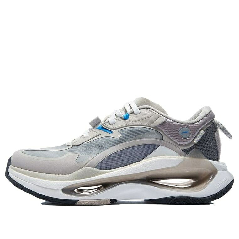 リーニン 薄墨色 薄墨色 白いこと 白いこと \u0027GREY WHITE\u0027 スニーカー メンズ LI-NING INFINITY AGLR073-4 / GREY WHITE