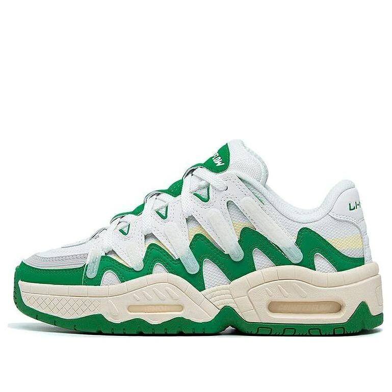 リーニン 白いこと 白いこと 緑 緑であること 2.0 \u0027WHITE GREEN\u0027 スニーカー レディース LI-NING (WMNS) COUNTERFLOW THE ONE YU SNEAKERS AGCT178-2 / WHITE GREEN