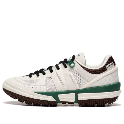 リーニン 点火装置 緑 緑であること ベージュ 赤銅色 赤銅色 \u0027BEIGE BROWN\u0027 スニーカー レディース LI-NING (WMNS) CF LINCHUAN LITE GREEN AGLT082-5 / BEIGE GREEN DARK BROWN