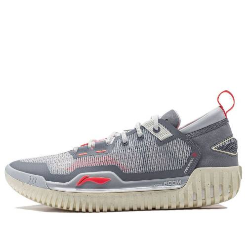 リーニン 灰色 グレー 橙 オレンジ ベージュ GREY ORANGE スニーカー メンズ LI-NING BADFIVE 3 LOW ABFU005-1 / GREY ORANGE BEIGE