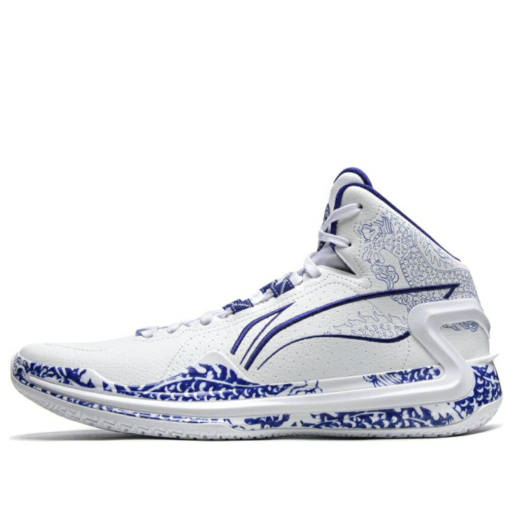 リーニン 白いこと 白いこと 青み 青色 \u0027PORCELAIN\u0027 スニーカー メンズ LI-NING LIREN 4 ABAT141-1 / WHITE BLUE