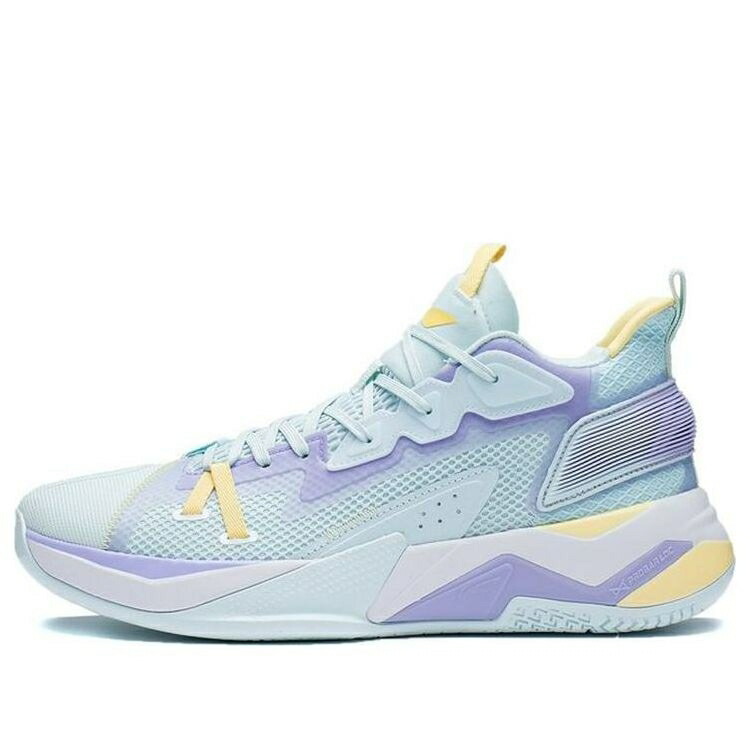 リーニン 青み 青色 紫 パープル \u0027LIGHT PURPLE\u0027 スニーカー メンズ LI-NING WAR 2021 BLUE ABAS045-3 / BLUE PURPLE