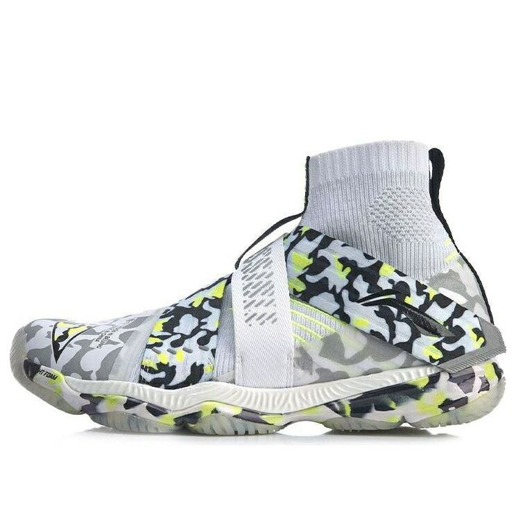 リーニン レンジャー ハイ 黒色 ブラック 灰色 グレー 黄色 イエロー 4.0 'GREY CAMO' スニーカー メンズ LI-NING RANGER HIGH BLACK AYAP015-5 / GREY BLACK YELLOW