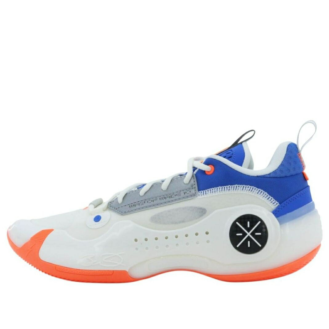 リーニン ウェイド 白いこと 白いこと 青み 青色 橙 オレンジ色 \u0027DRAFT DAY\u0027 スニーカー メンズ LI-NING WAY OF WADE 10 LOW ABAS083-39 / WHITE BLUE ORANGE
