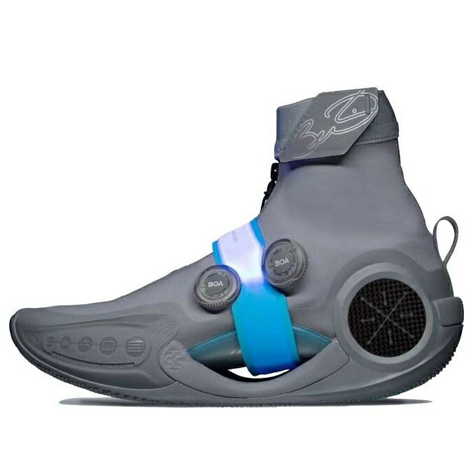リーニン ウェイド 灰色 グレー シアン GREY BOY スニーカー メンズ LI-NING WAY OF WADE 9 INFINITY ABER003-4 / GREY GREY CYAN