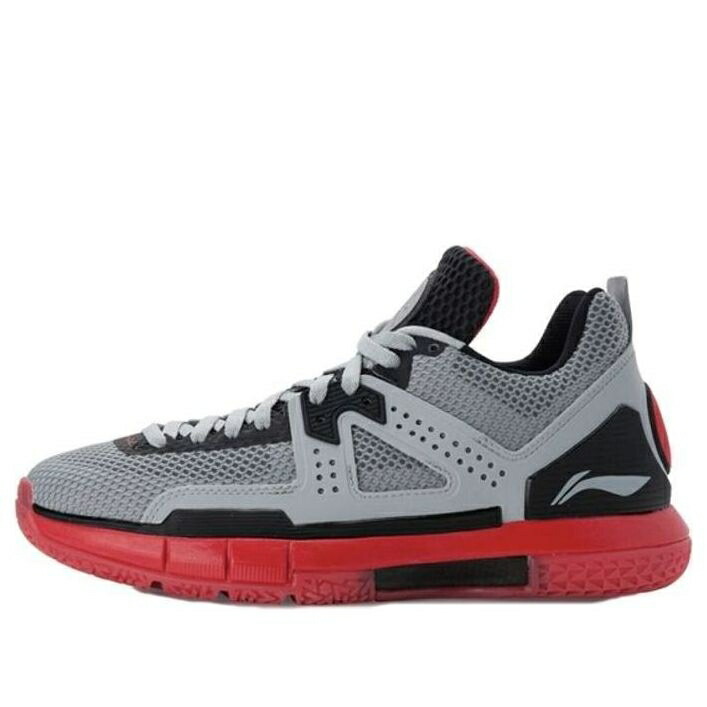 リーニン ウェイド 黒色 ブラック 灰色 グレー グレイ 赤 レッド 'GREY LAVA' スニーカー メンズ LI-NING WAY OF WADE 5 ABAL047-10 / BLACK GRAY RED
