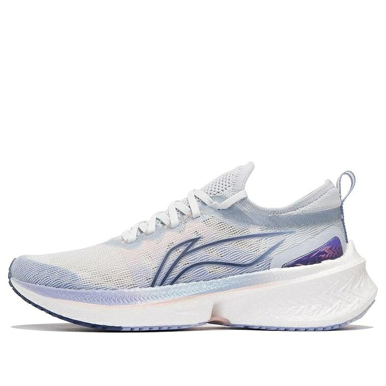 リーニン 青碧 青碧 白いこと 白いこと 紫 パープル \u0027WHITE PURPLE\u0027 スニーカー レディース LI-NING (WMNS) FEIDIAN DISCOVERY BLUE ARMS008-4 / WHITE BLUE PURPLE