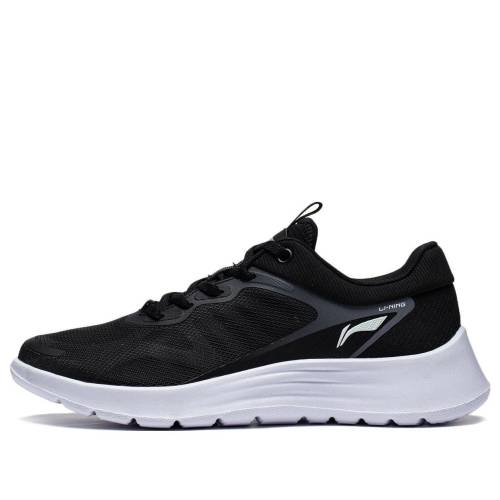 リーニン 黒いこと 黒いこと 白いこと 白いこと \u0027BLACK WHITE\u0027 スニーカー レディース LI-NING (WMNS) LIGHT FEATHER ARST020-2 / BLACK WHITE