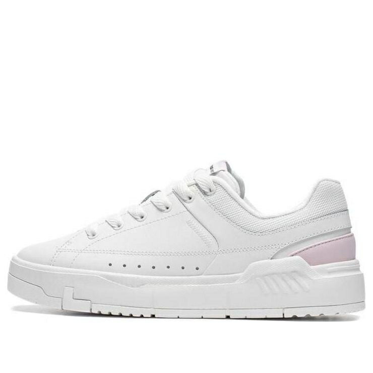 リーニン スニーカー 運動すること靴 白いこと 白いこと サクラ色 \u0027WHITE PINK\u0027 スニーカー レディース LI-NING (WMNS) COMMON 70S SHOES AGCT044-2 / WHITE PINK