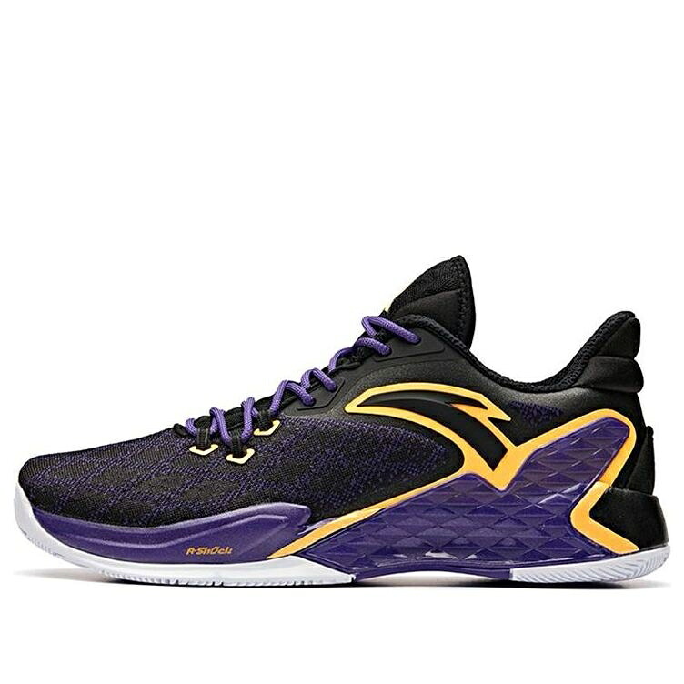 ラジョン ロンド 黒いこと 黒いこと 黄味がかった 黄色 紫 パープル 白いこと 白いこと \u0027LAKERS\u0027 スニーカー メンズ ANTA RAJON RONDO 5 11831160R-2 / BLACK YELLOW PURPLE WHITE