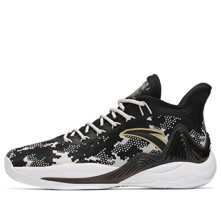 白色 ホワイト 黒色 ブラック ゴールド BLACK GOLD スニーカー メンズ ANTA MOUNTAIN 2 WHITE 112241601-2 / BLACK WHITE GOLD