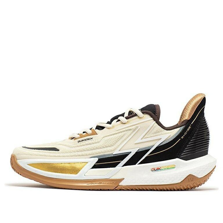 クイック プロ 黄色 イエロー クリーム 黒色 ブラック 白色 ホワイト 4.0 'CREAM BLACK' スニーカー メンズ 361 DEGREES 361 DEGREES BIG3 QUICK PRO YELLOW 672341113-3 / CREAM BLACK WHITE